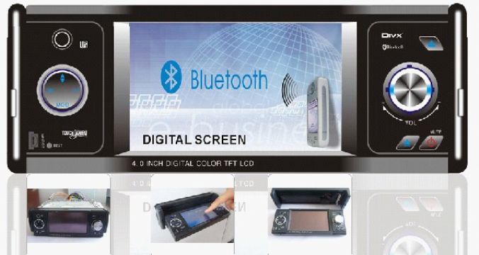 4.0Inch Tft Car Dvd Player With Touch And Bluetooth